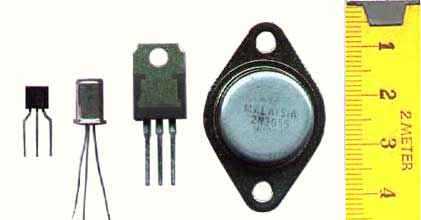 transistor assortment with ruler