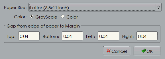 GTK Printer Properties Dialog: The GTK print dialog's printer properties window