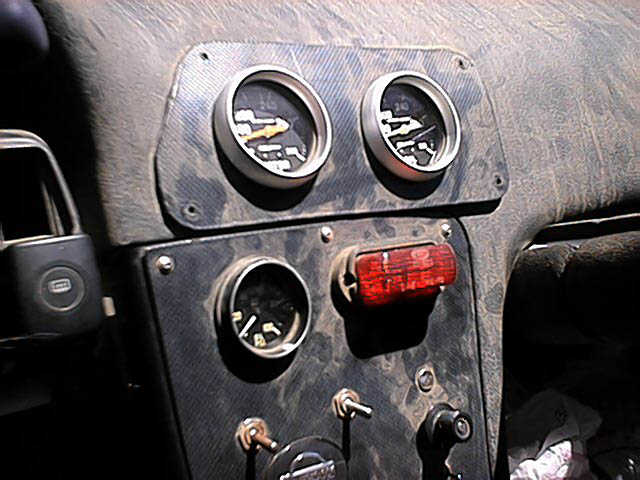 KA24DE from my raced 240SX - gauges
