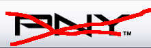 PNY Logo with X
