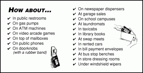 Where Jesus wants you to litter