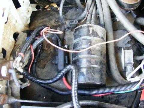 A shot of the AMG fuse block in my Ford 3G alternator upgrade