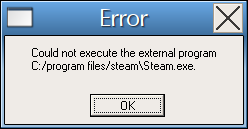 Steam backup install error on wine