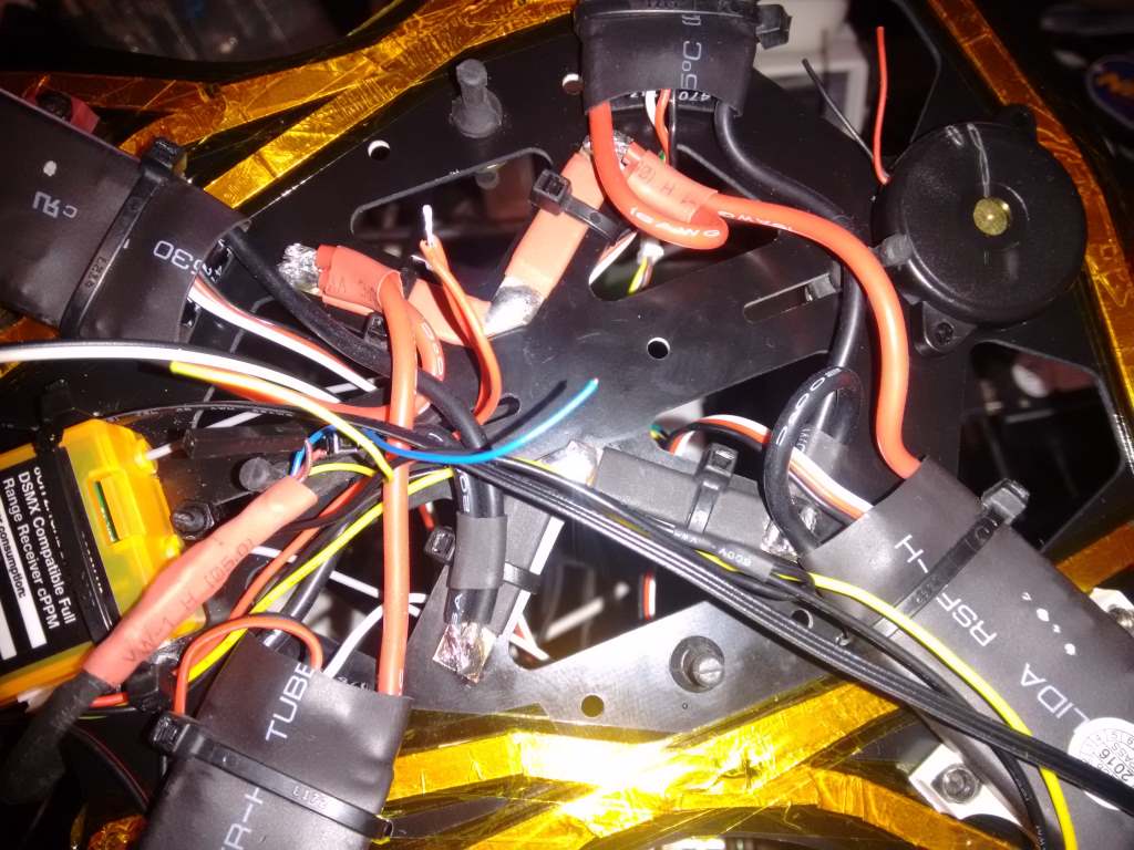 Quadcopter electronics including ESCs