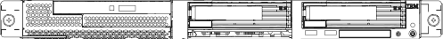 IBM eServer 325 front panel diagram